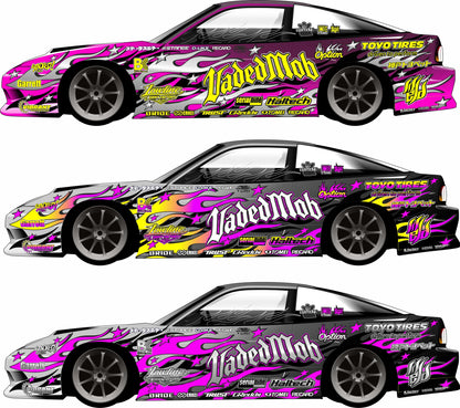VADED MOB 1/10TH SCALE RC D-CAR LIVERY (2026)
