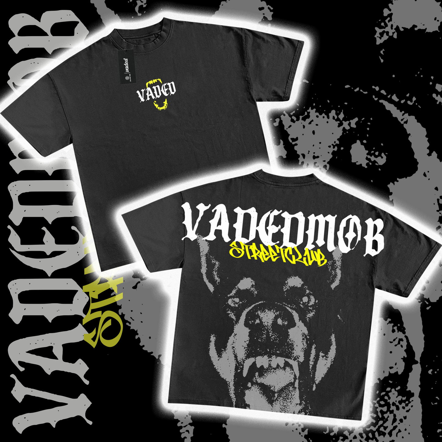 "BITE BACK" DOBERMAN OVERSIZED T (VINTAGE)