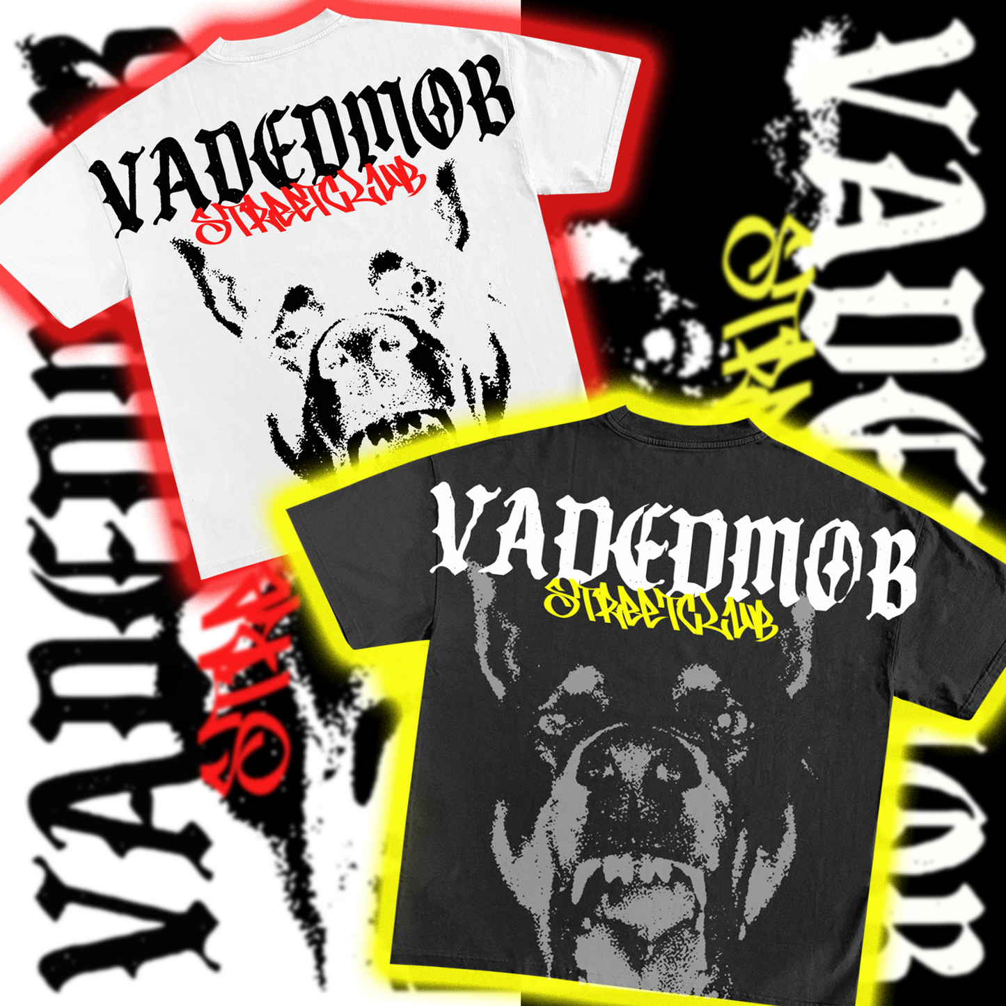 "BITE BACK" DOBERMAN OVERSIZED T (VINTAGE)