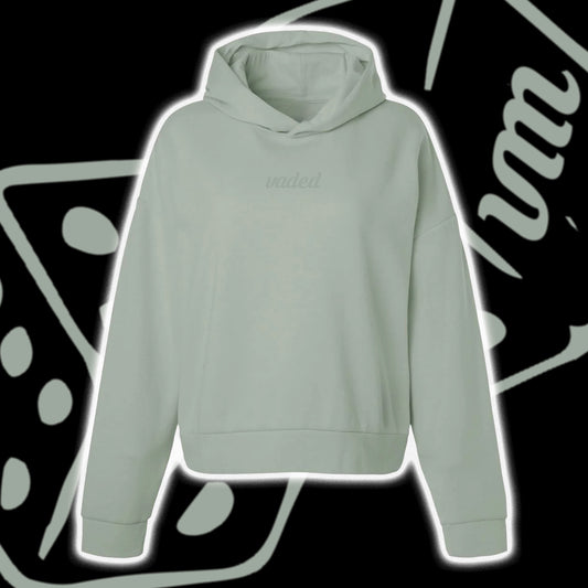 EMBROIDERED WOMEN'S CROPPED HOODIE