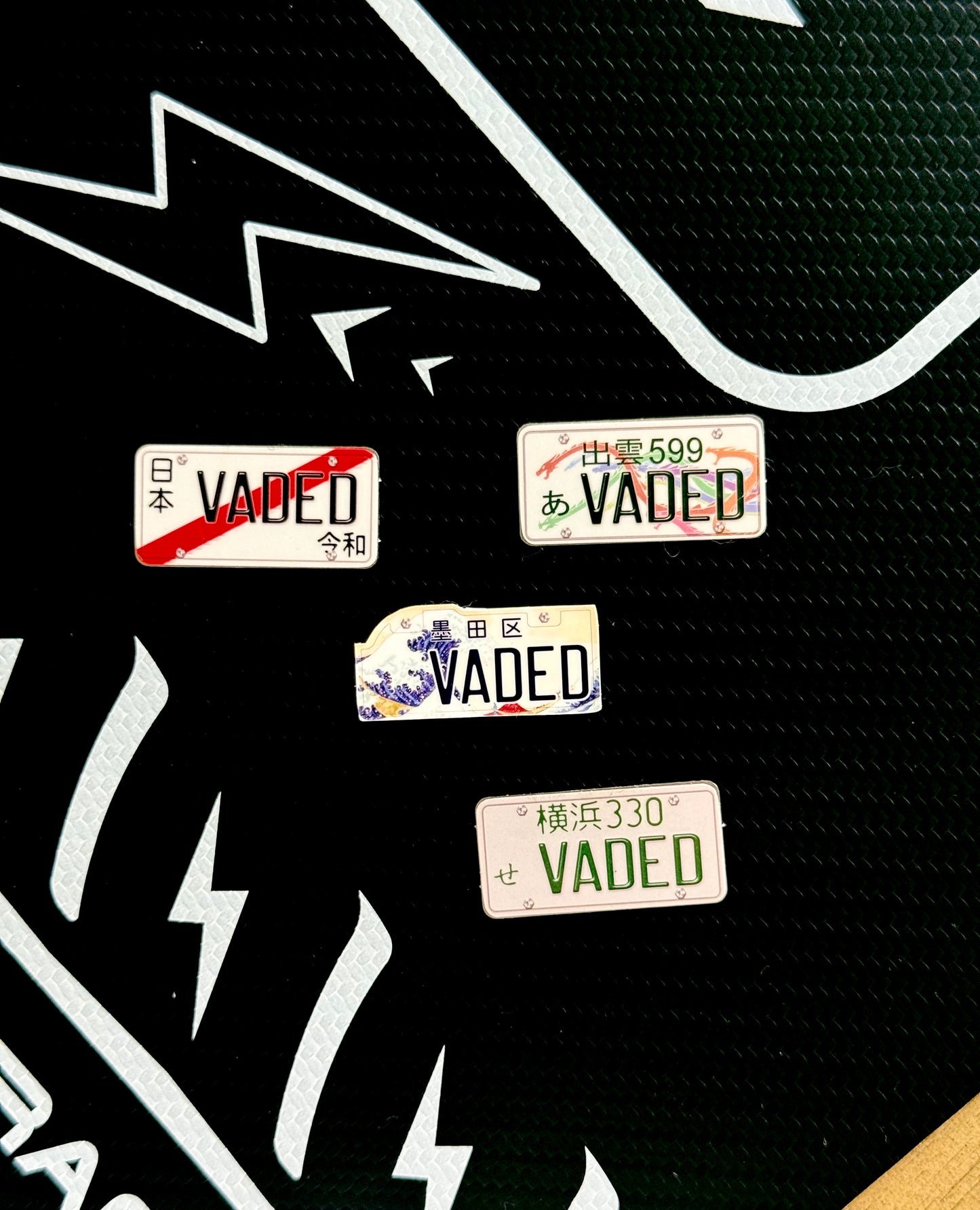 1/10TH SCALE METAL LICENSE PLATES