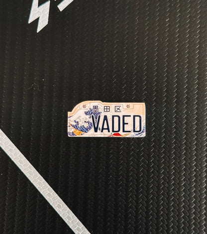 1/10TH SCALE METAL LICENSE PLATES