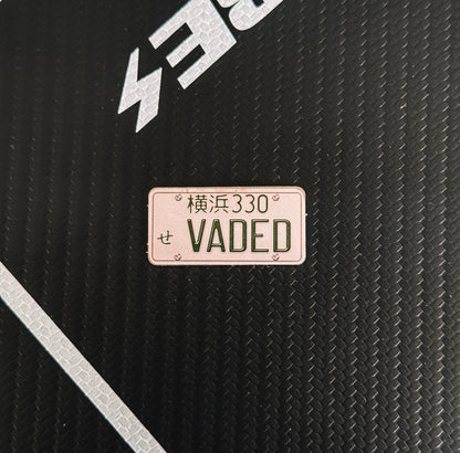 1/10TH SCALE METAL LICENSE PLATES